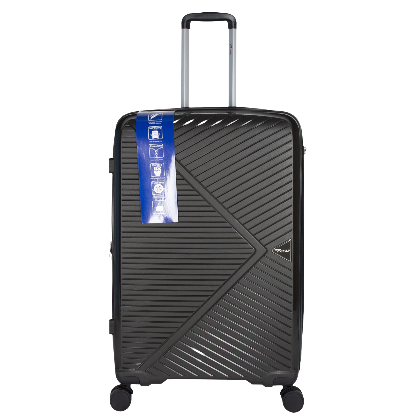Goliath 28" Grey Expandable Large Check-in Suitcase