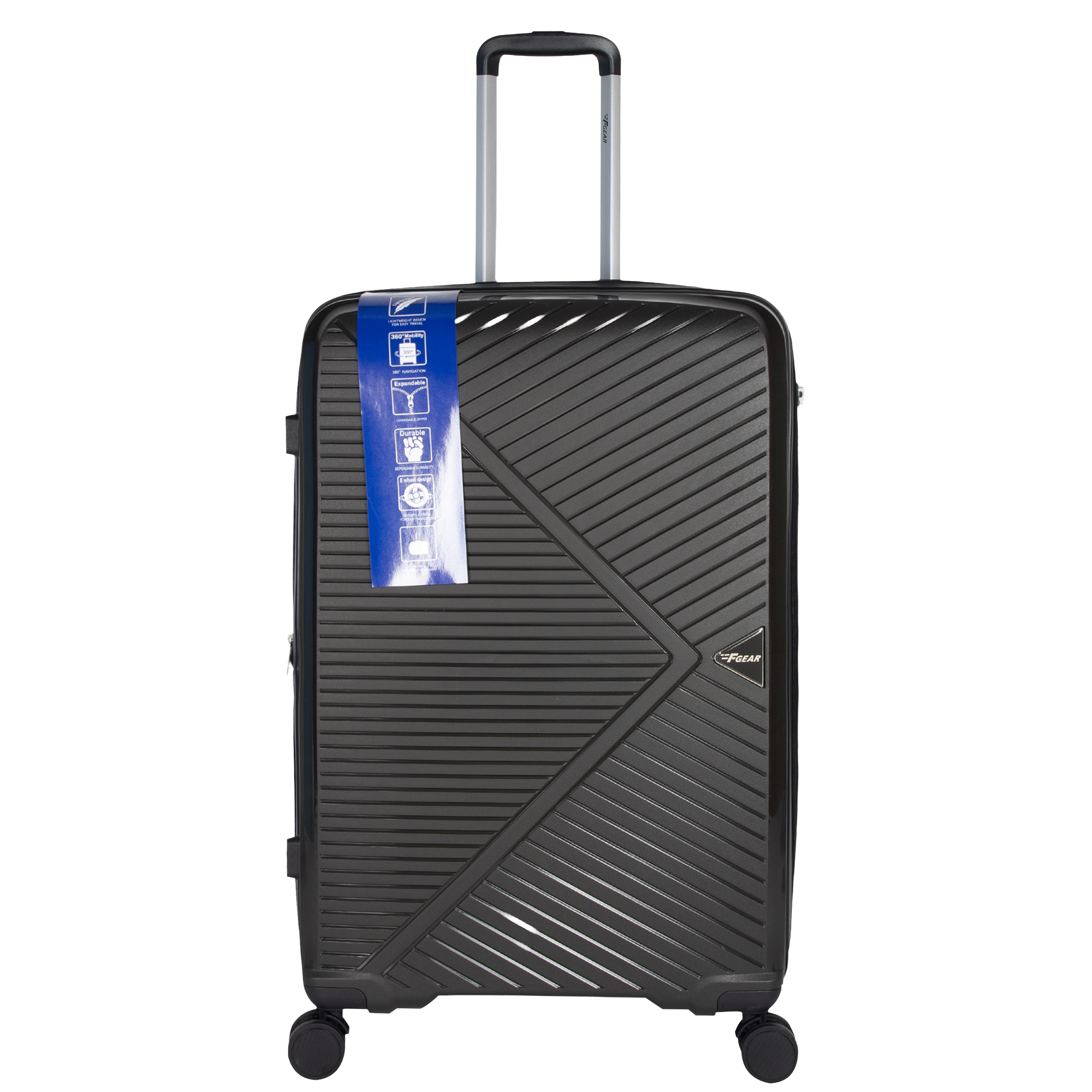 Goliath 28" Grey Expandable Large Check-in Suitcase
