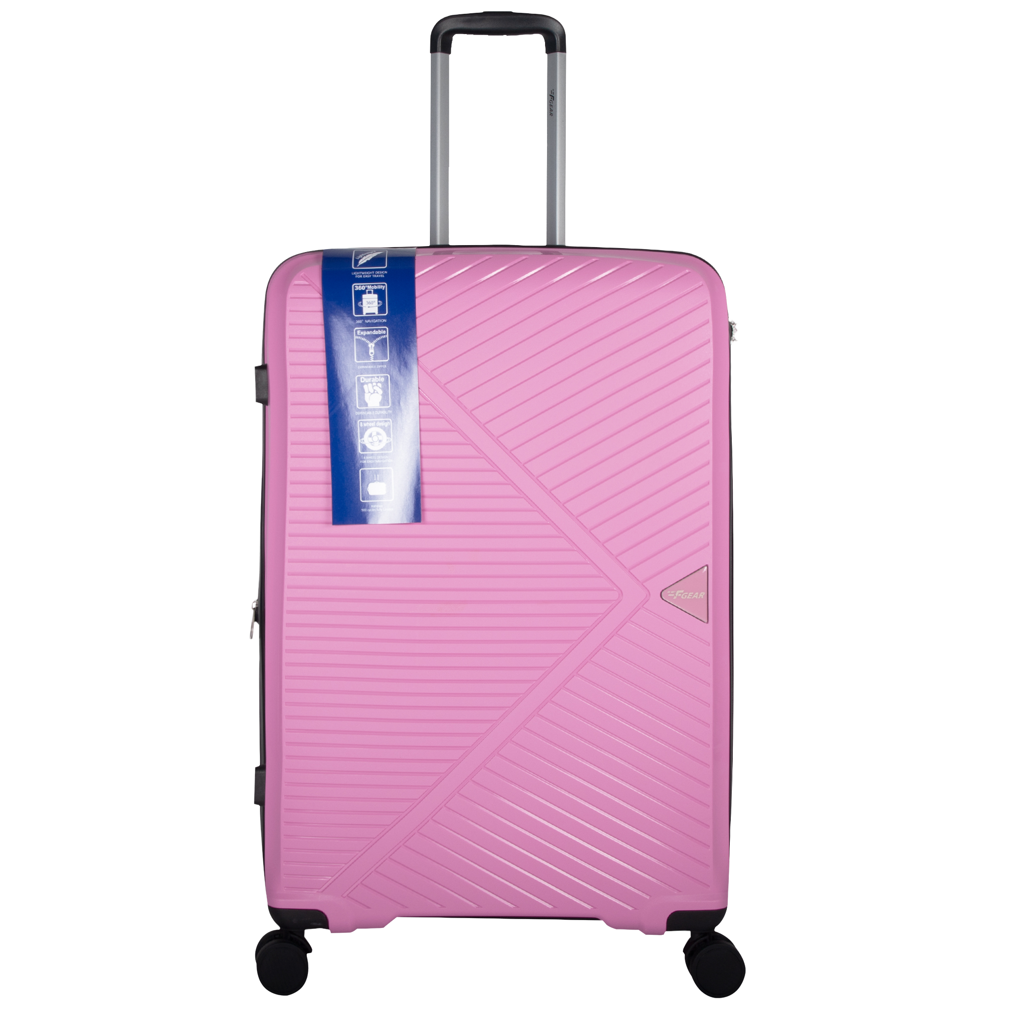 Goliath 28" Pink Expandable Large Check-in Suitcase