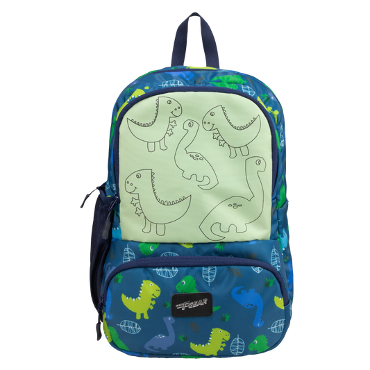 Colour Buddy 12L Navy Blue Dino Backpack