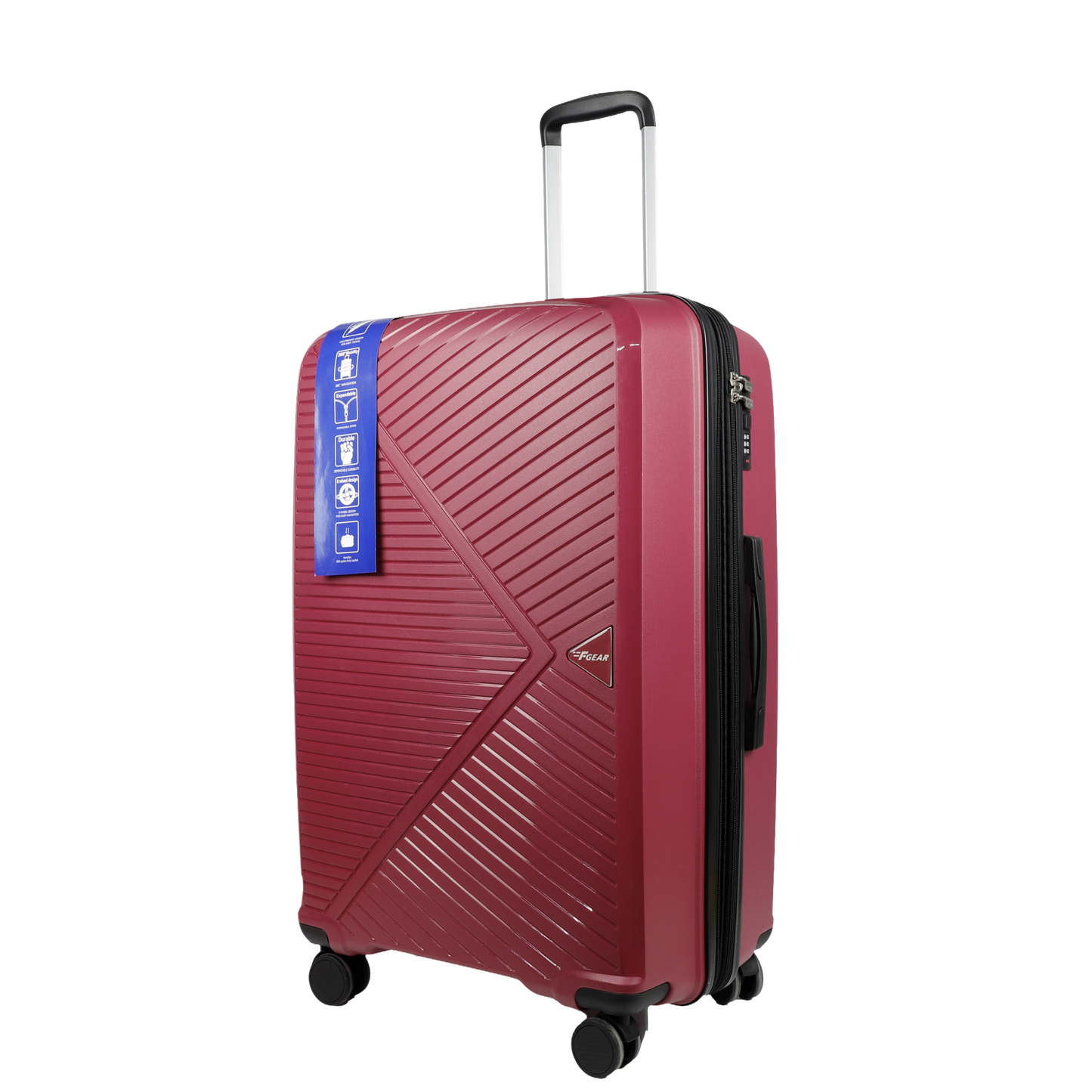 Goliath 28" Rosebud Expandable Large Check-in Suitcase