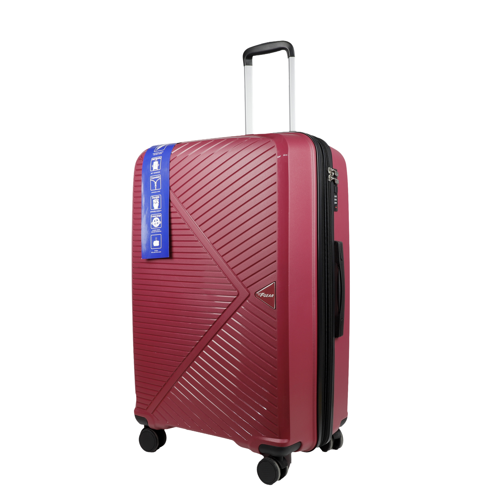 Goliath 28" Rosebud Expandable Large Check-in Suitcase