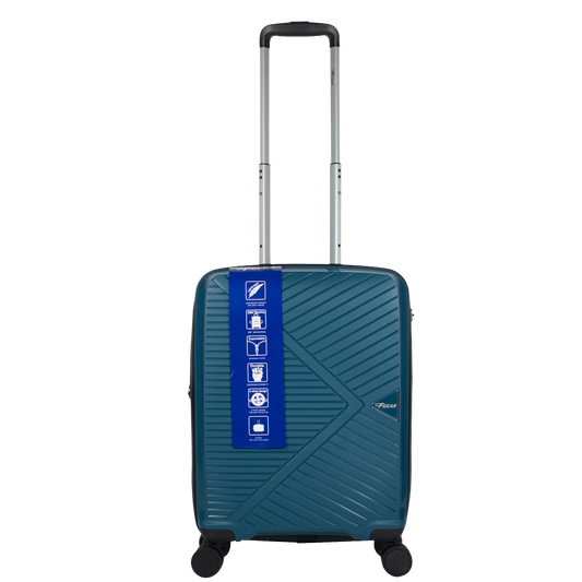 Goliath 20" Peacock Blue Expandable Cabin (Small) Suitcase