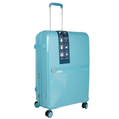 Sentinel 28" Turtle Blue Expandable Large Check-in Suitcase
