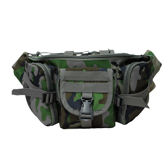 F Gear Trail Woodland Camo Sports Waist Bag (3673)