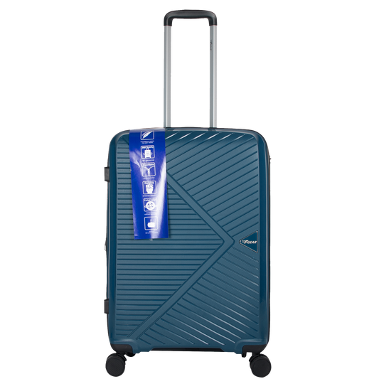 Goliath 24" Peacock Blue Expandable Medium Check-in Suitcase