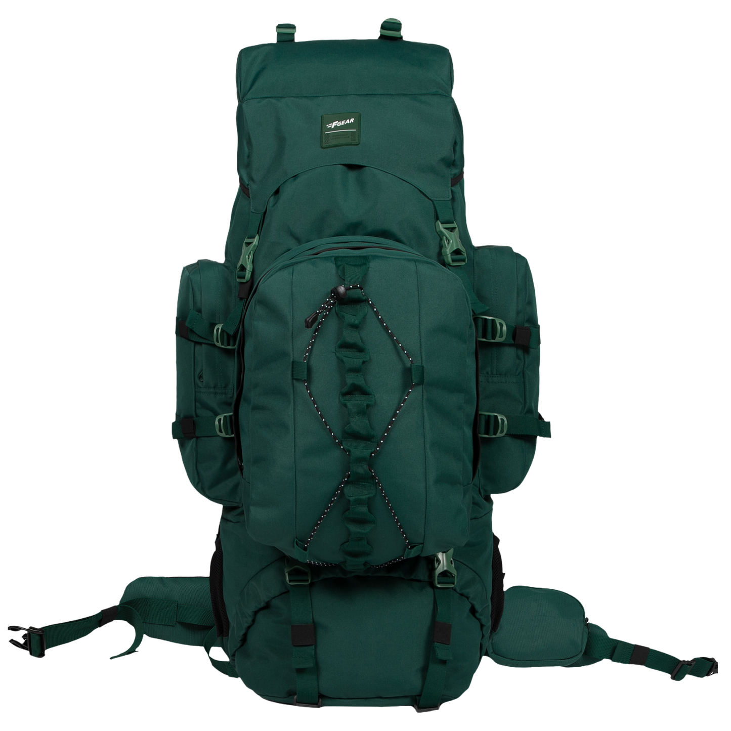 Levante 87L Spruce Green Rucksack Detachable Daypack
