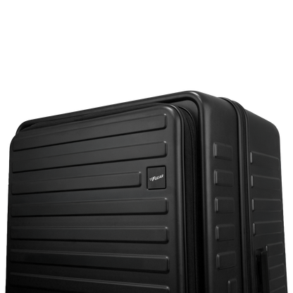 Windsor Black 76 cms Large Front Opening Trunk-Style Check-in Strolley with Expander