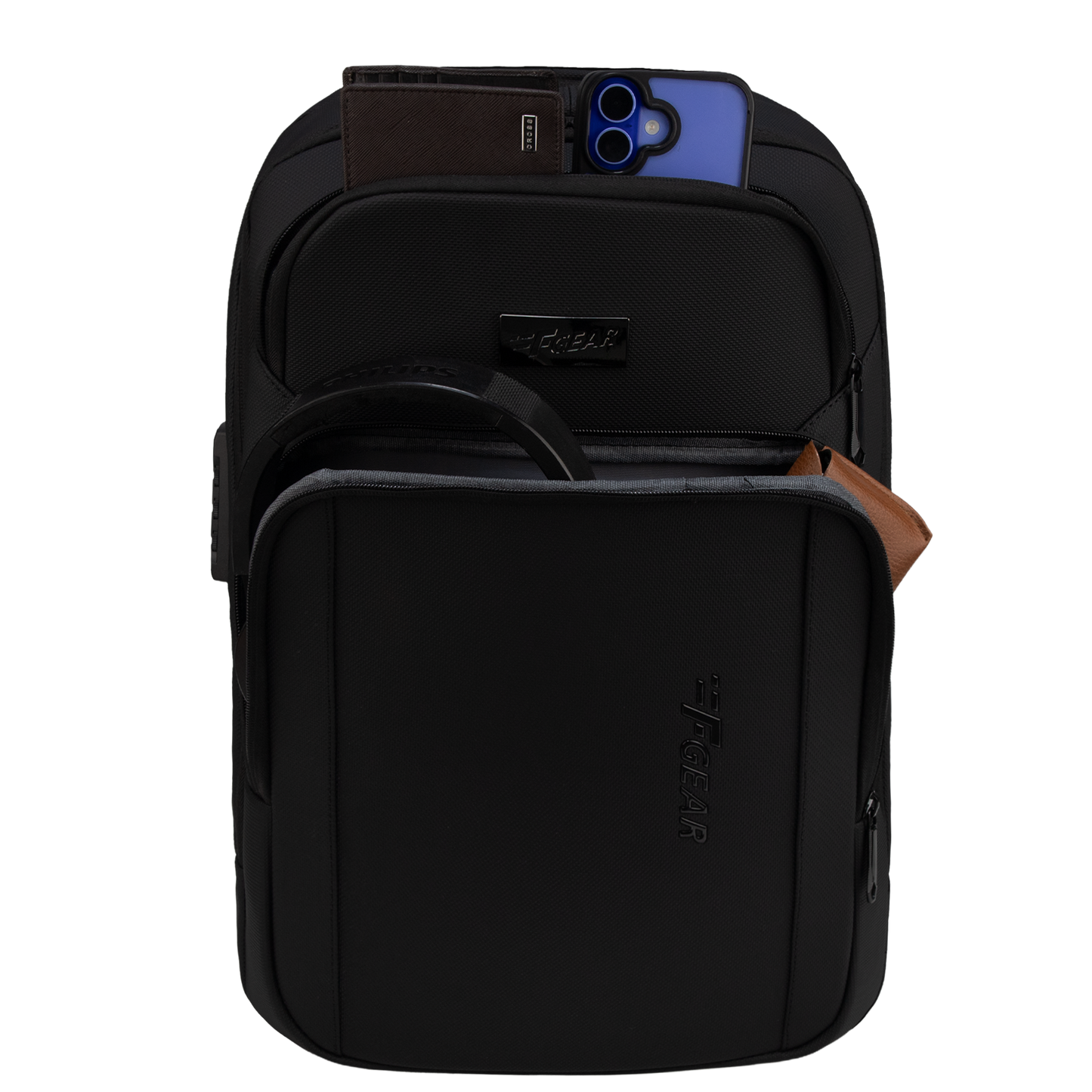 Reign 30L Black Laptop Backpack