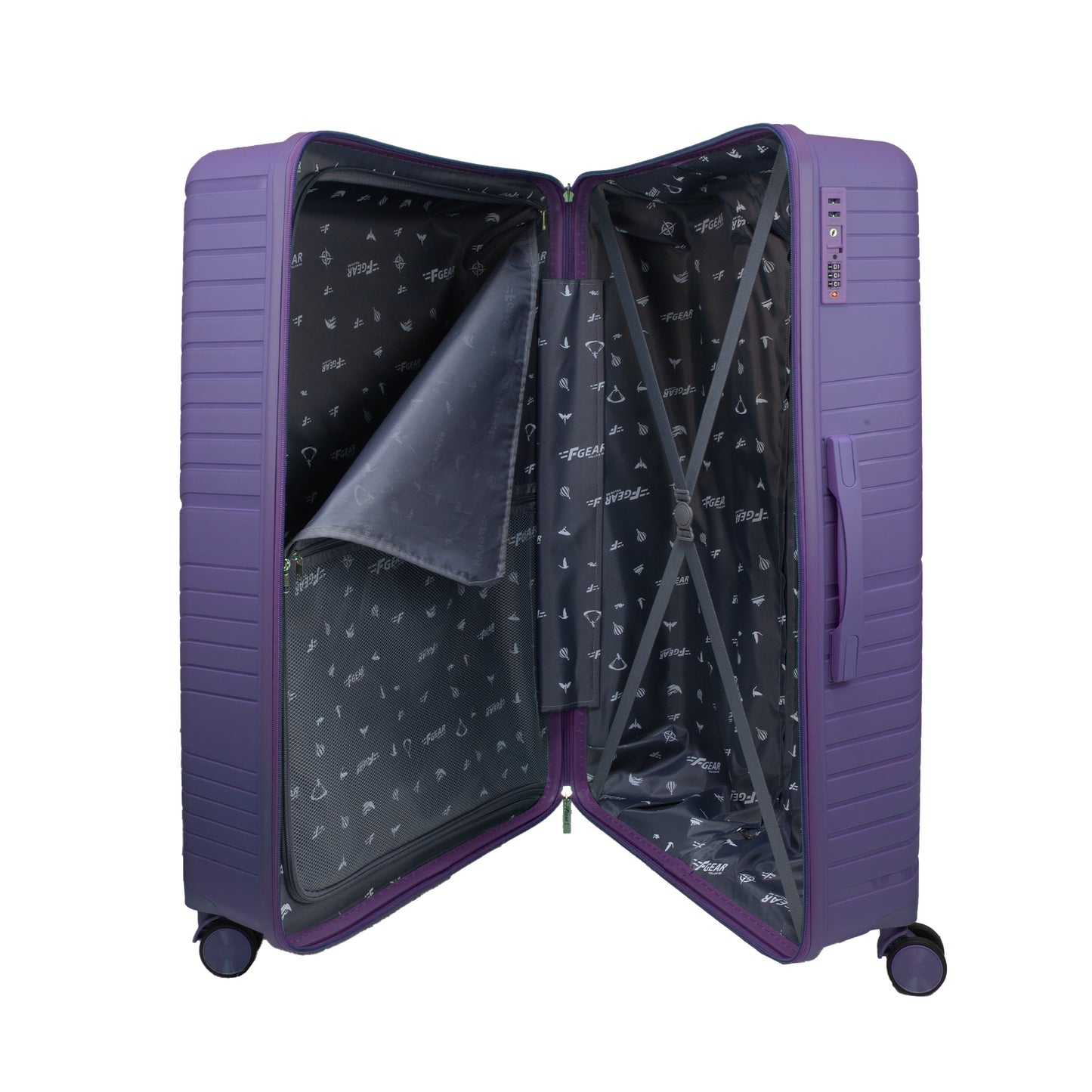 Aegis Future Dusk Set of 3 Suitcases