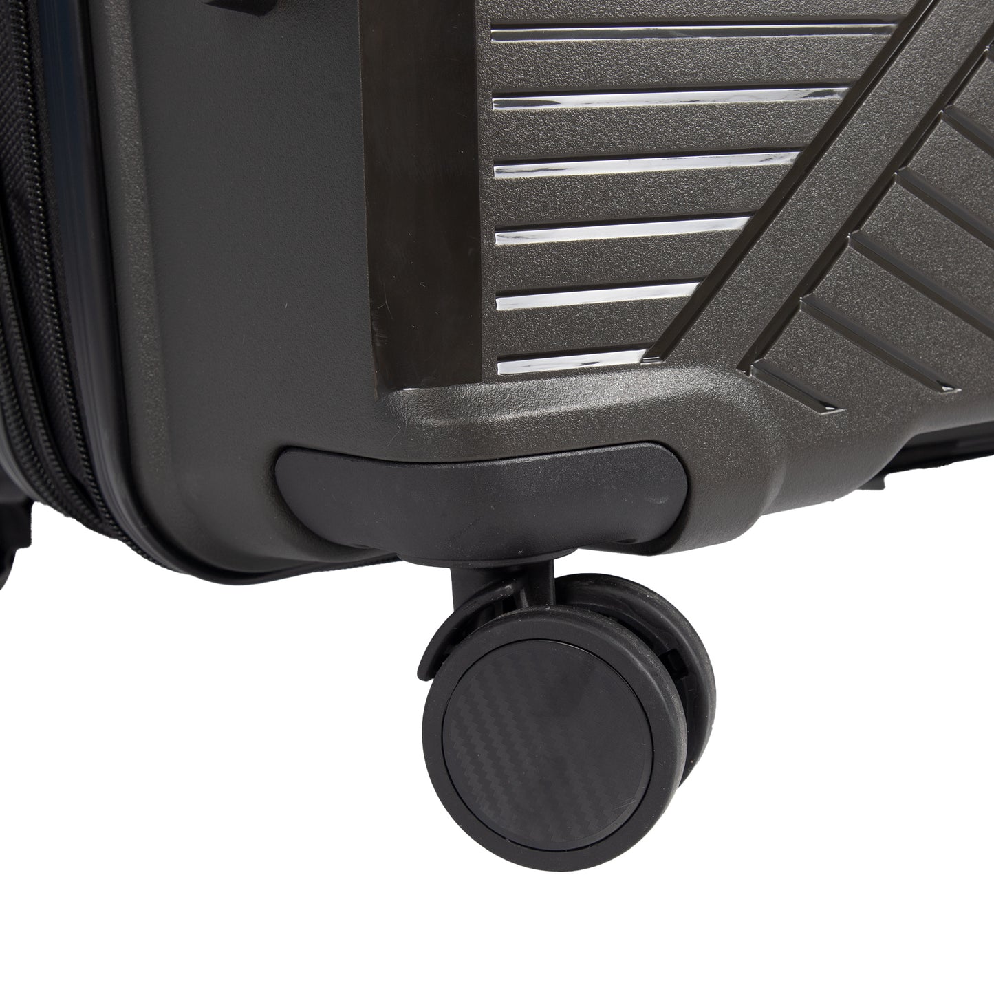 Goliath Dark Grey Expandable Cabin Suitcase Set of 3