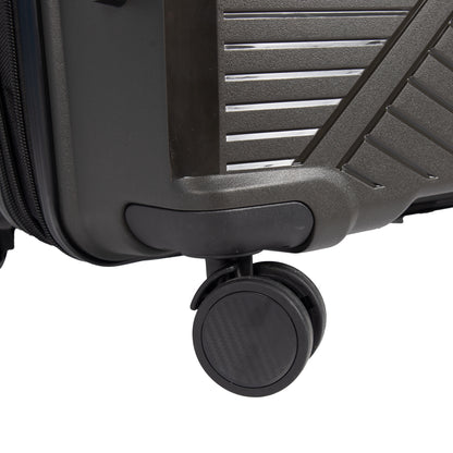 STV PP03 Dark Grey Expandable Cabin Suitcase Set of 3