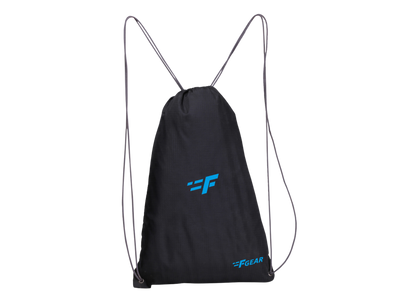 String 13L Black Drawstring Bag