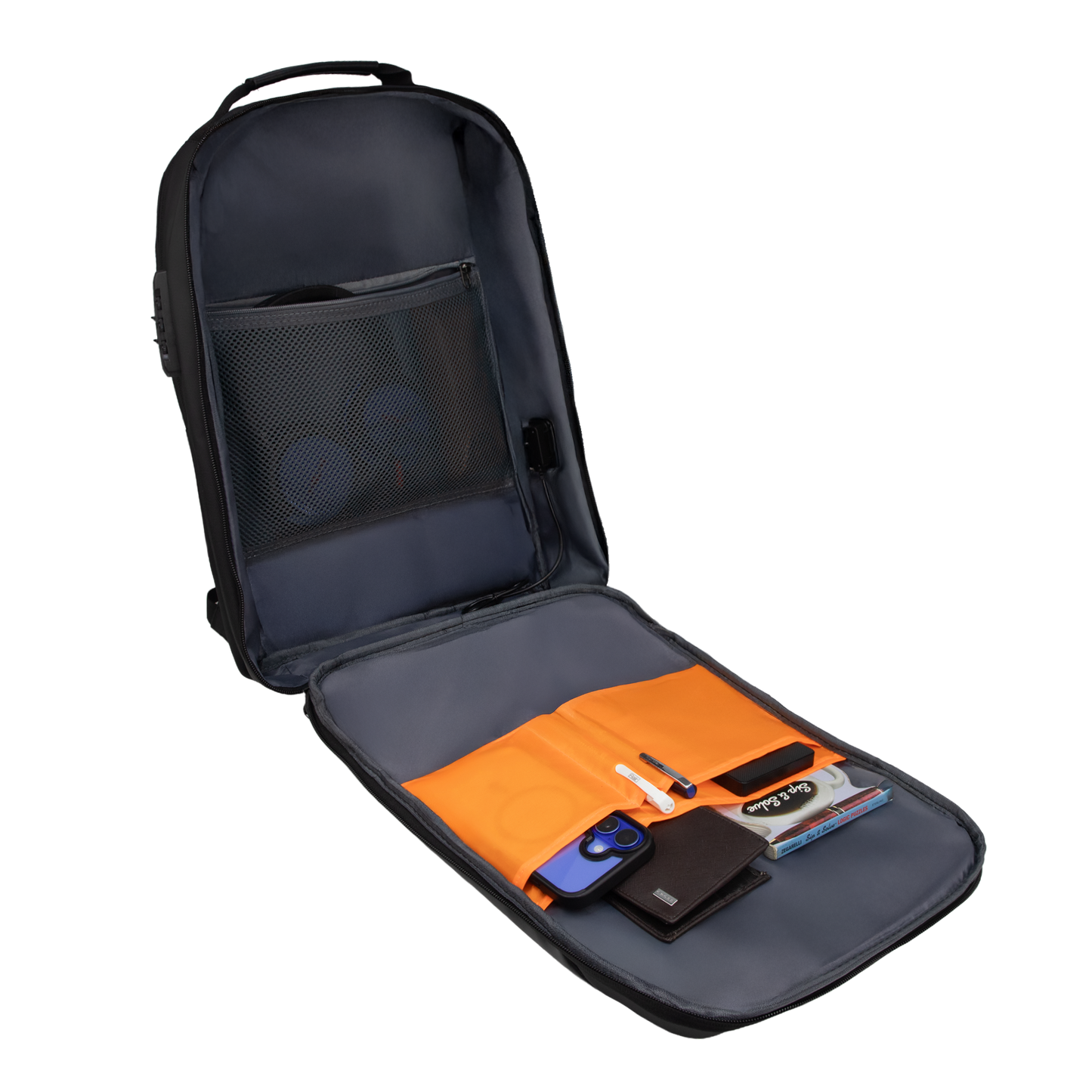 Phoenyx 24L Black Laptop Backpack