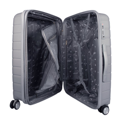 Bastion 24" Light Grey Expandable Medium Check-in Suitcase