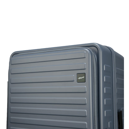 Windsor Stone Blue 76 cms Large Front Opening Trunk-Style Check-in Strolley with Expander