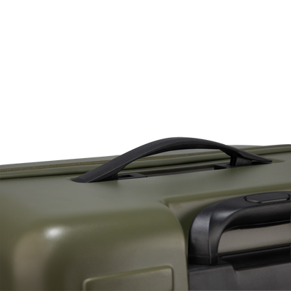 Windsor Army Green 76 cms Large Front Opening Trunk-Style Check-in Strolley with Expander