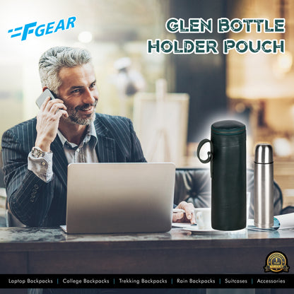 Glen 1.5L Olive Green Glass Bottle Holder Pouch