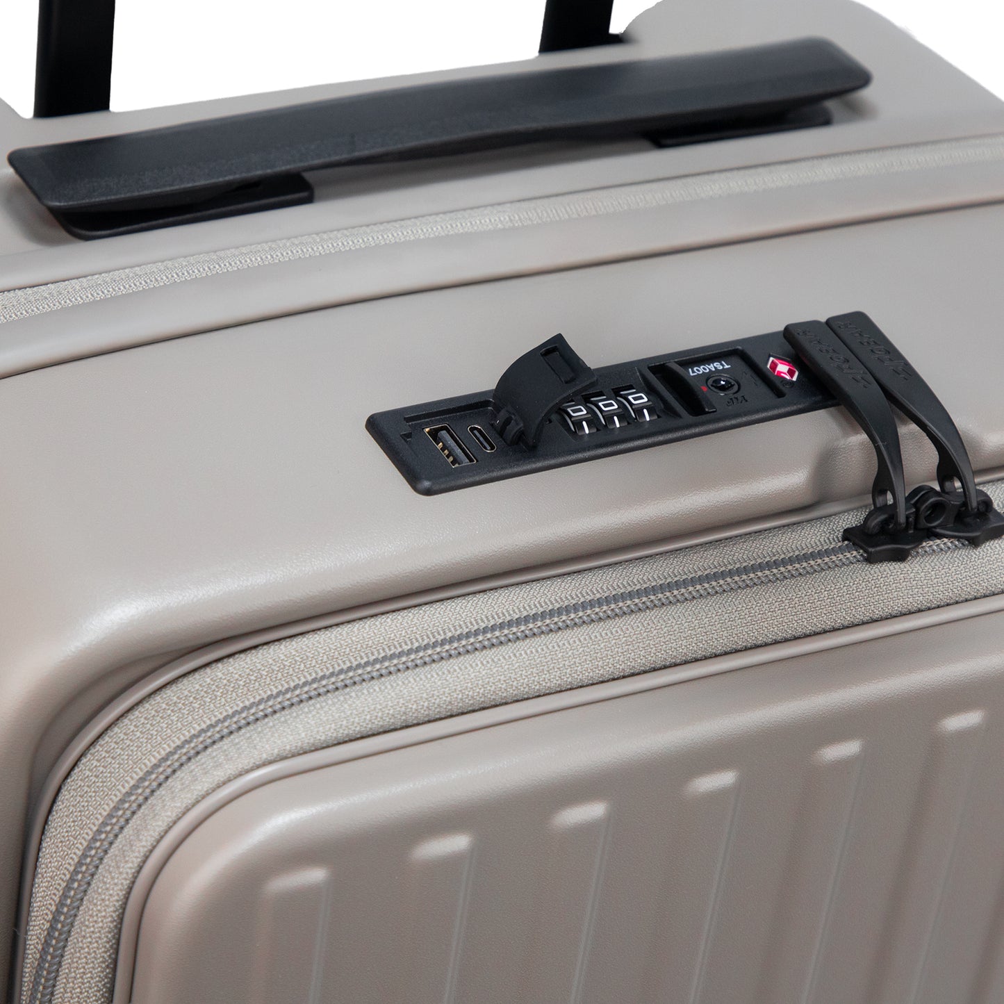 Montreal Small Cabin Pro Taupe 54 cms Front-Opening Strolley