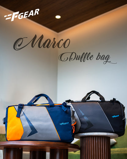 Marco 40L Navy Grey Orange Duffle