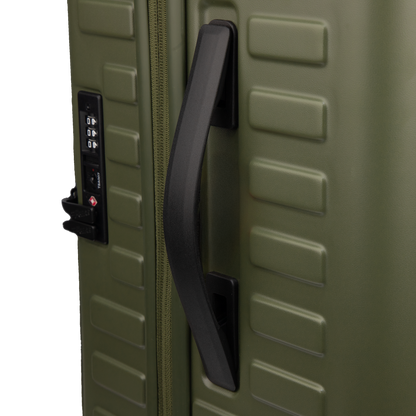 Windsor Army Green 68 cms Medium Front Opening Trunk-Style Check-in Strolley with Expander