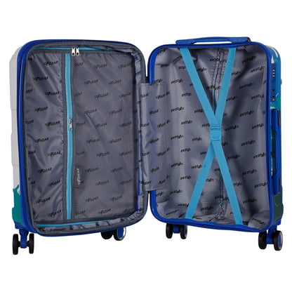 Picasso 20" Blue Expandable Cabin (Small) Suitcase