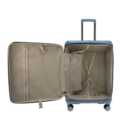 Valencia Medium Pearl Blue 65 cms Front-Opening Strolley