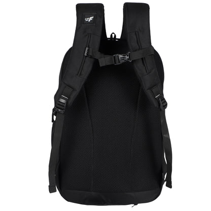 J7717 Rainbow Black 26L Laptop Backpack with Raincover