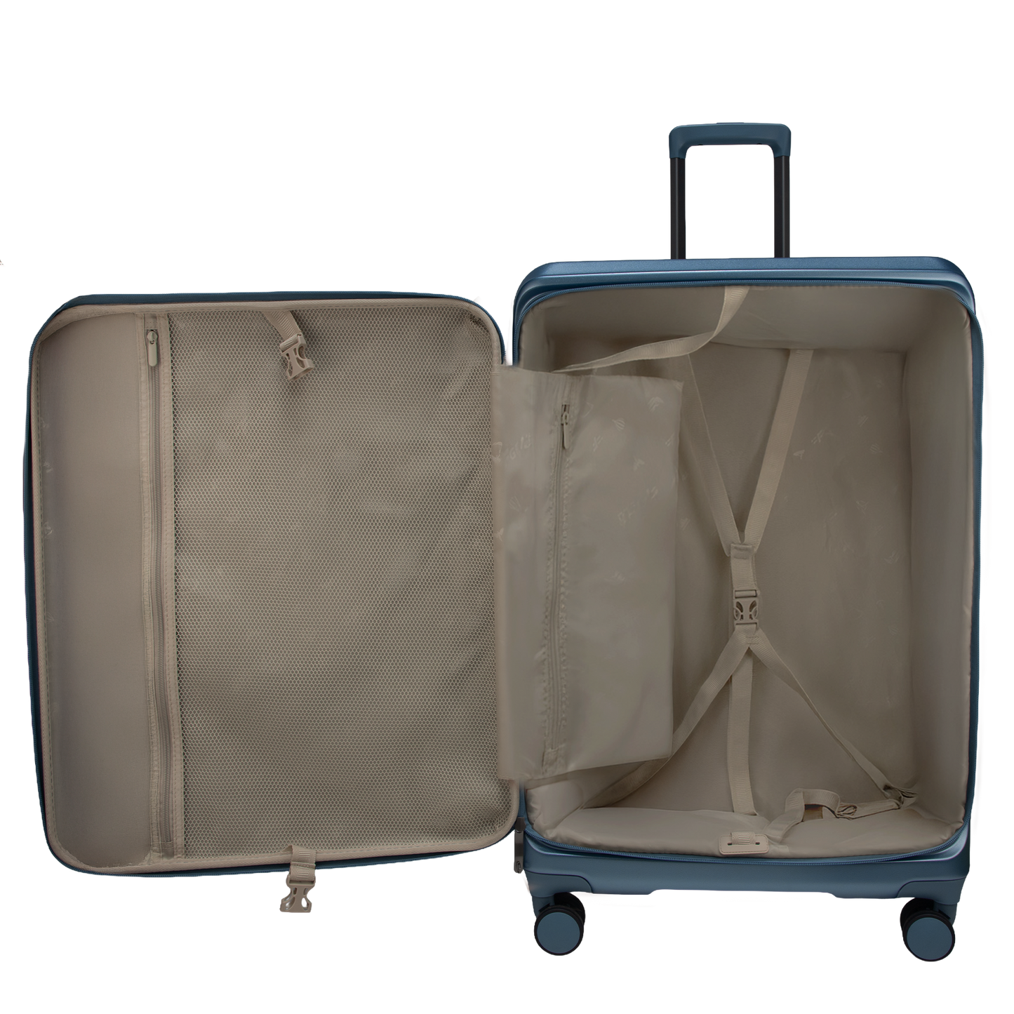 Valencia Large Pearl Blue 75 cms Front-Opening Strolley