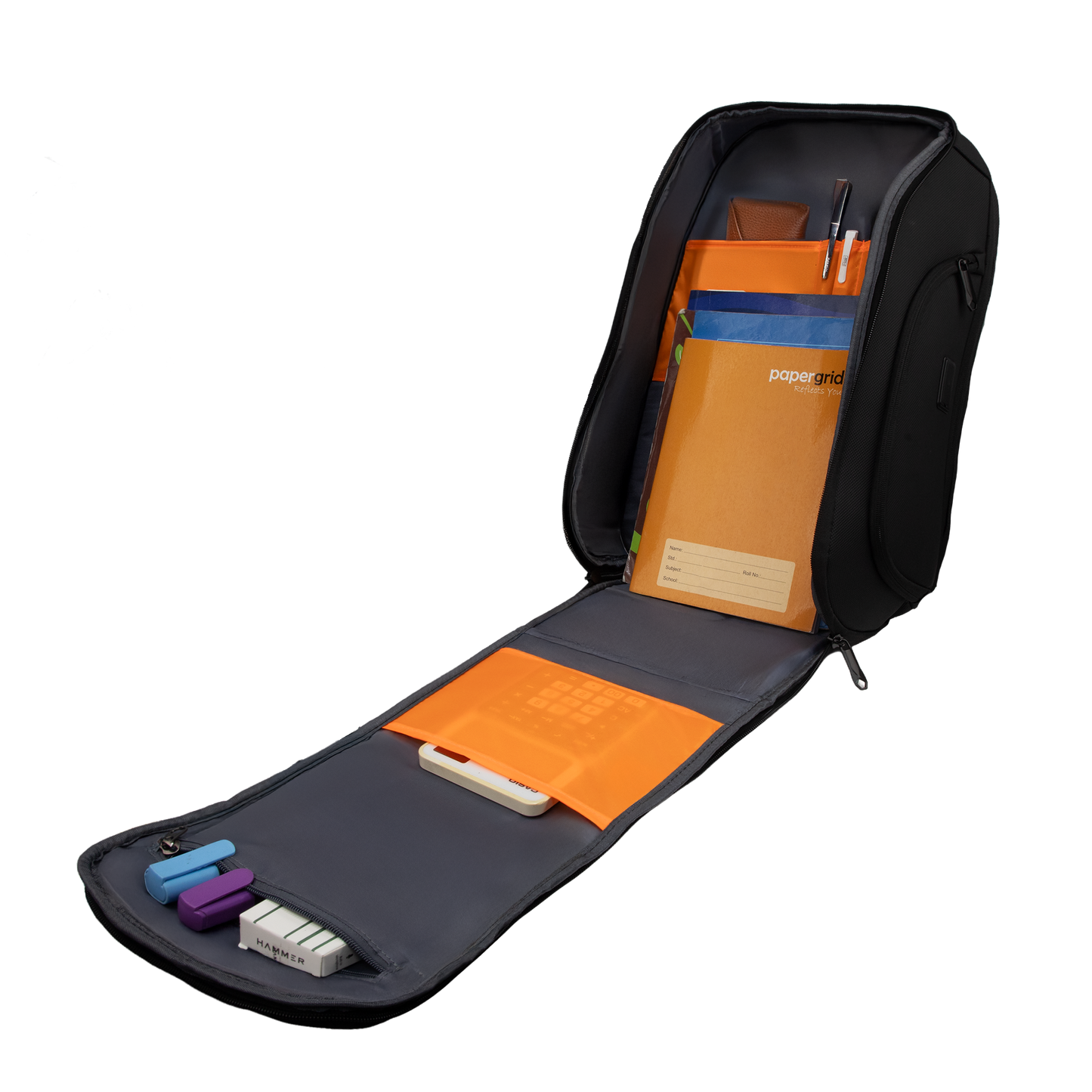 Hex 30L Black Laptop Backpack