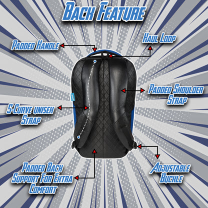 Dude 14L Blue Laptop Backpack