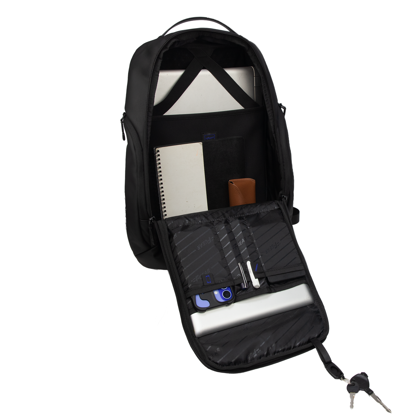 Bellagio 20L Black Laptop Backpack