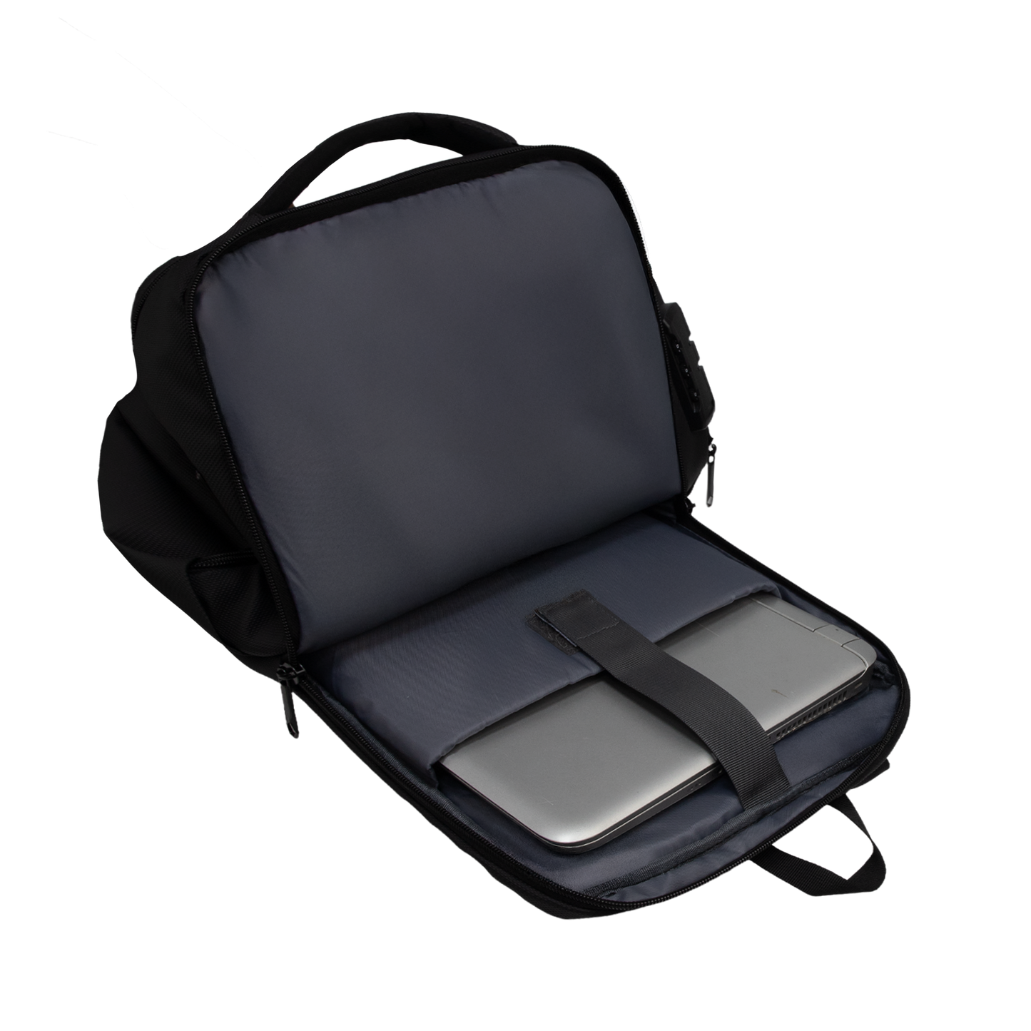 Alpha 25L Black Laptop Backpack