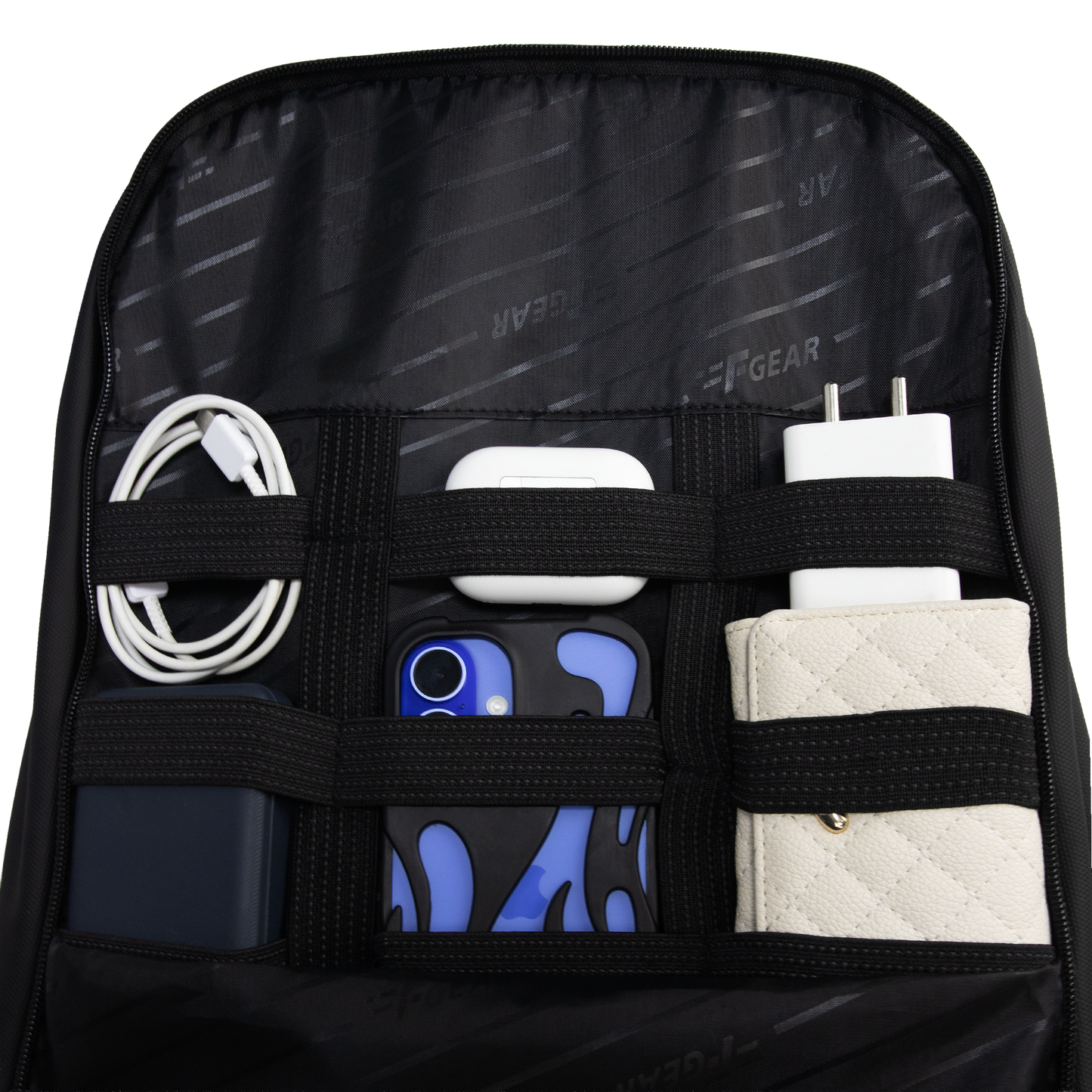 Capri 20L Black Laptop Backpack