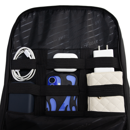 Capri 20L Black Laptop Backpack