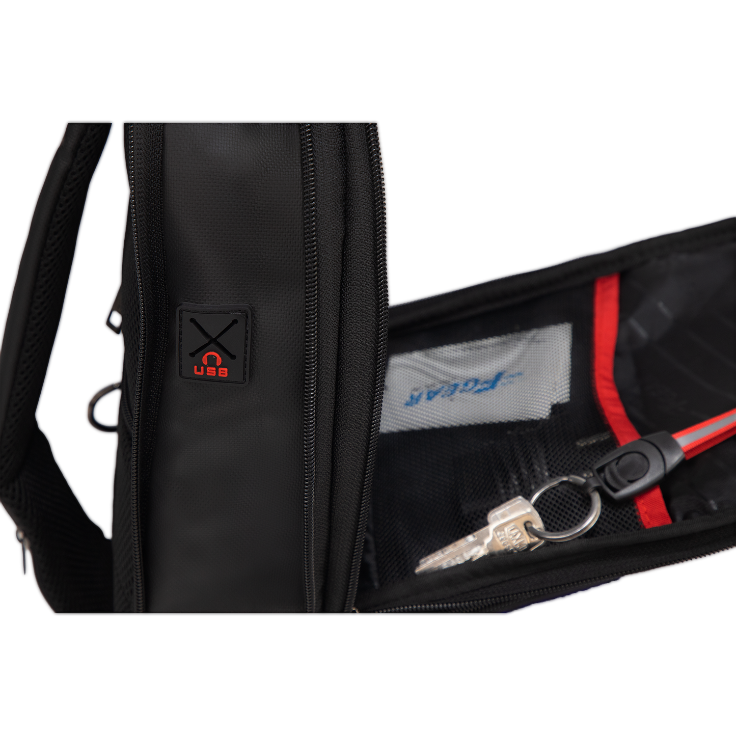 Aspen 8L Black Crossbody Sling Soft Bag