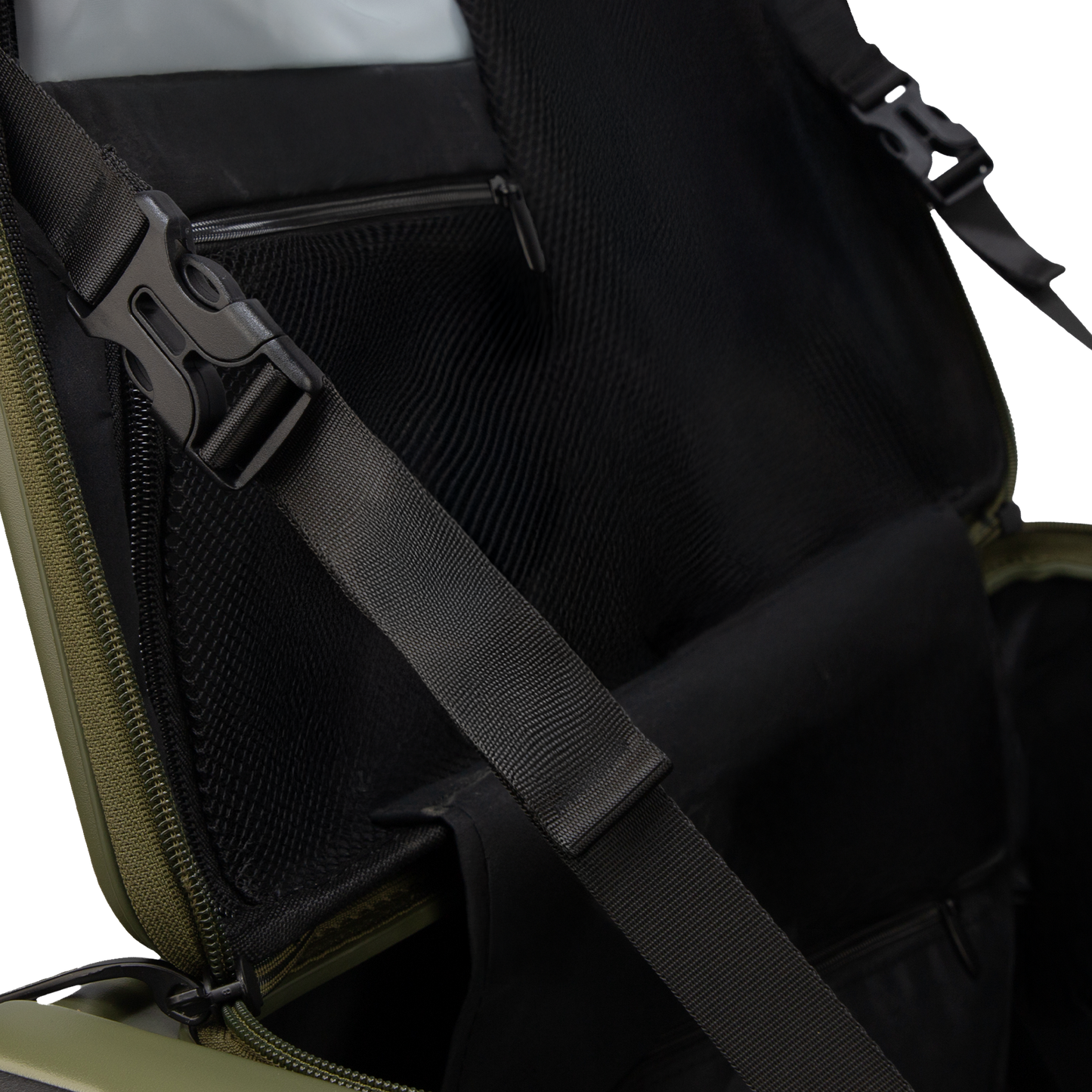 Windsor Army Green 76 cms Large Front Opening Trunk-Style Check-in Strolley with Expander