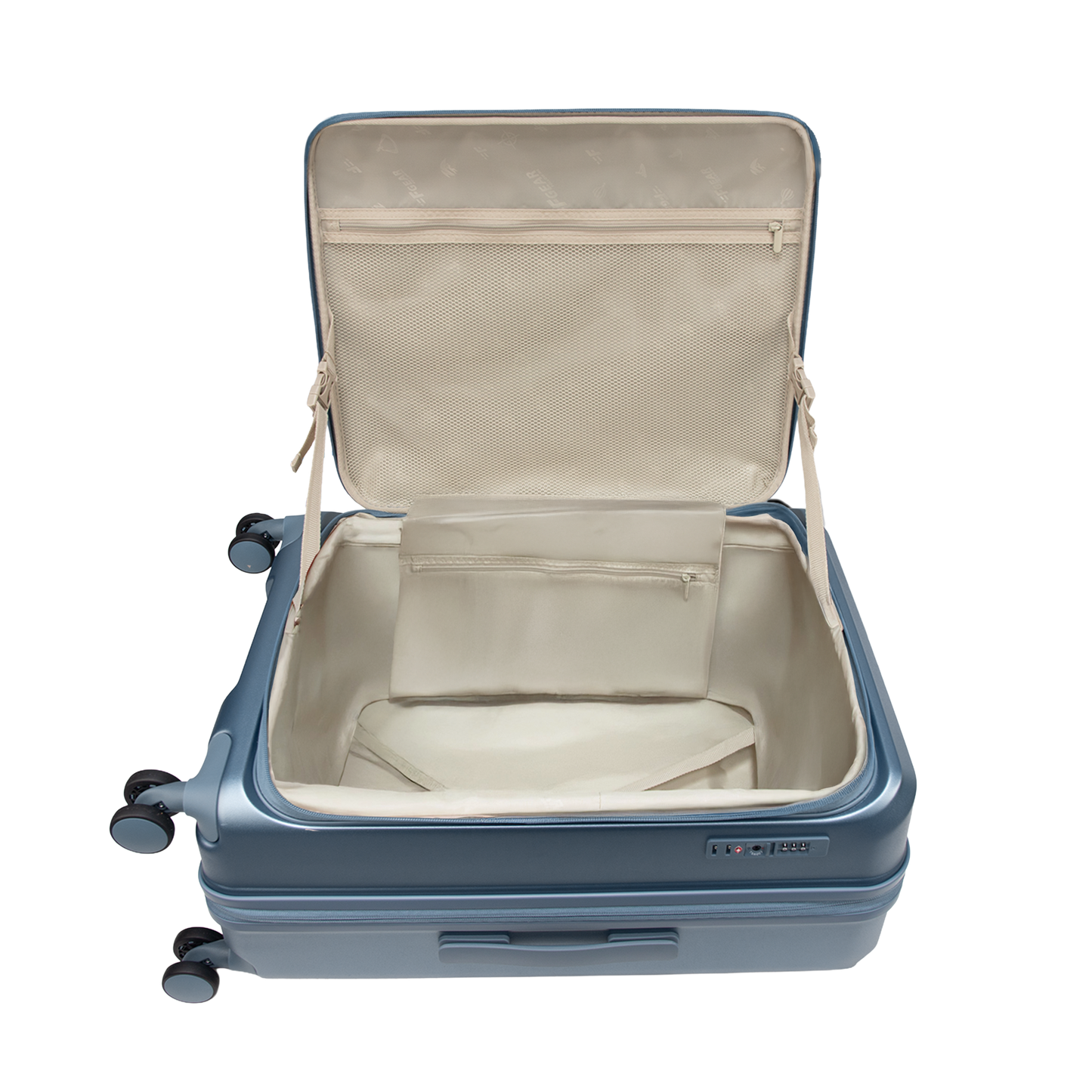 Valencia Medium Pearl Blue 65 cms Front-Opening Strolley