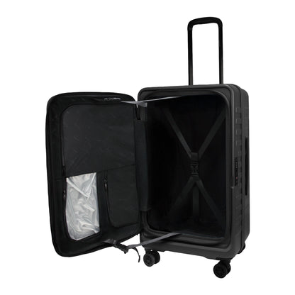 Windsor Steel Grey 56 cms Small Front Opening Trunk-Style Cabin Strolley with Laptop Sleeve & Expander