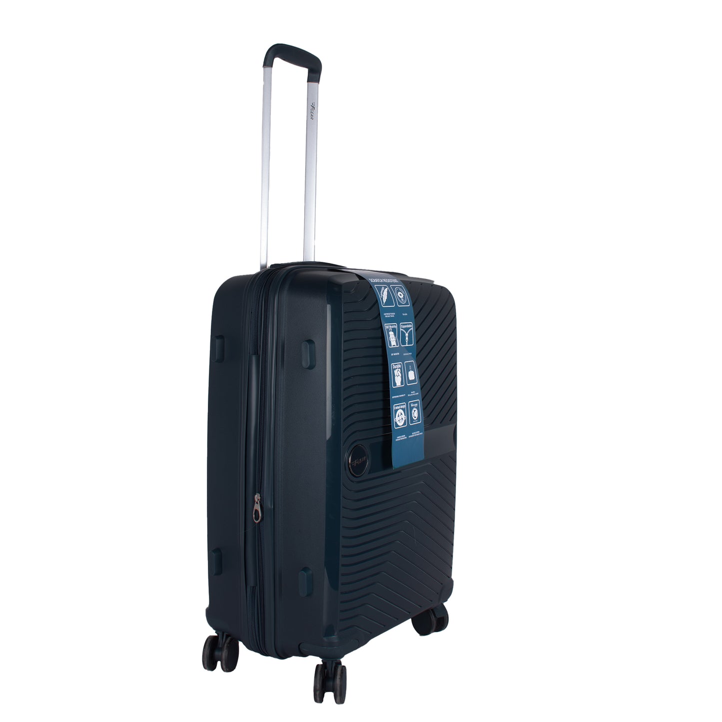 STV PP02 24" Dark Blue Expandable Medium Check-in Suitcase