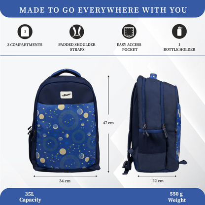 Ryto 35L Navy Blue Backpack
