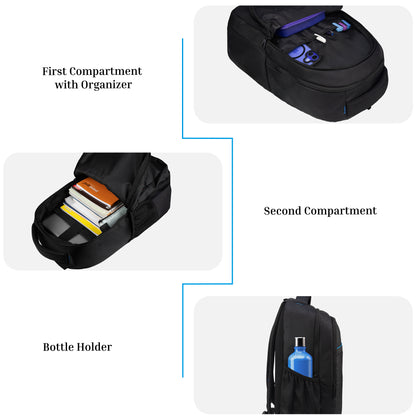 Titan 32L Black Laptop Backpack