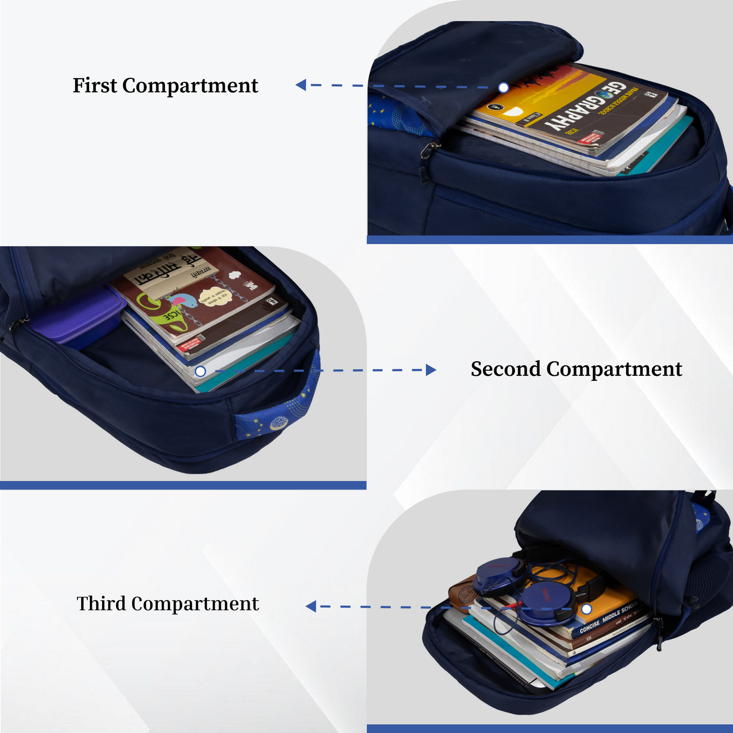 Ryto 35L Navy Blue Backpack