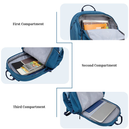 Akira Aqua Blue 26L Backpack