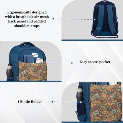 Ryto 35L Metalle Blue Backpack