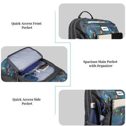 Akira Grey 26L Backpack