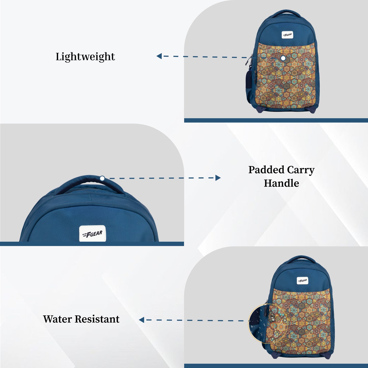 Ryto 35L Metalle Blue Backpack