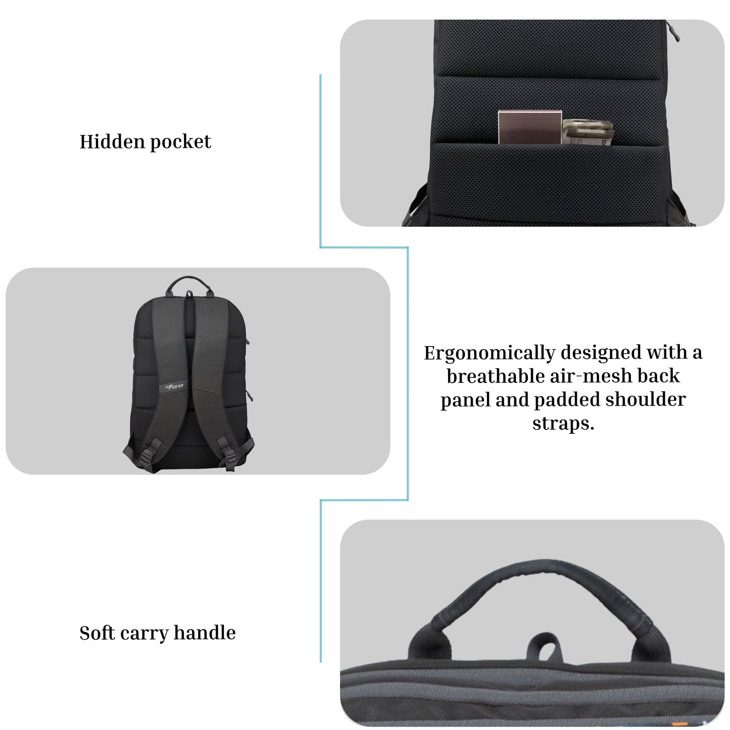 Akira Grey 26L Backpack