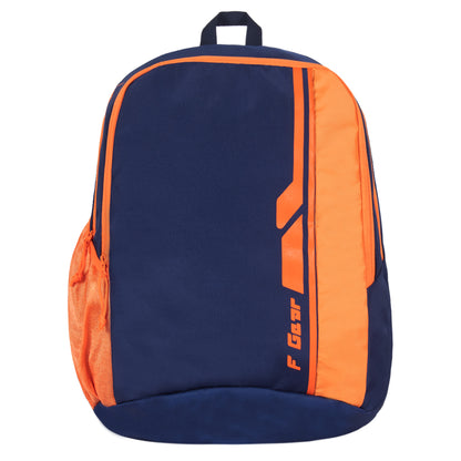 Scholar 26L Navy and Orange Backpack