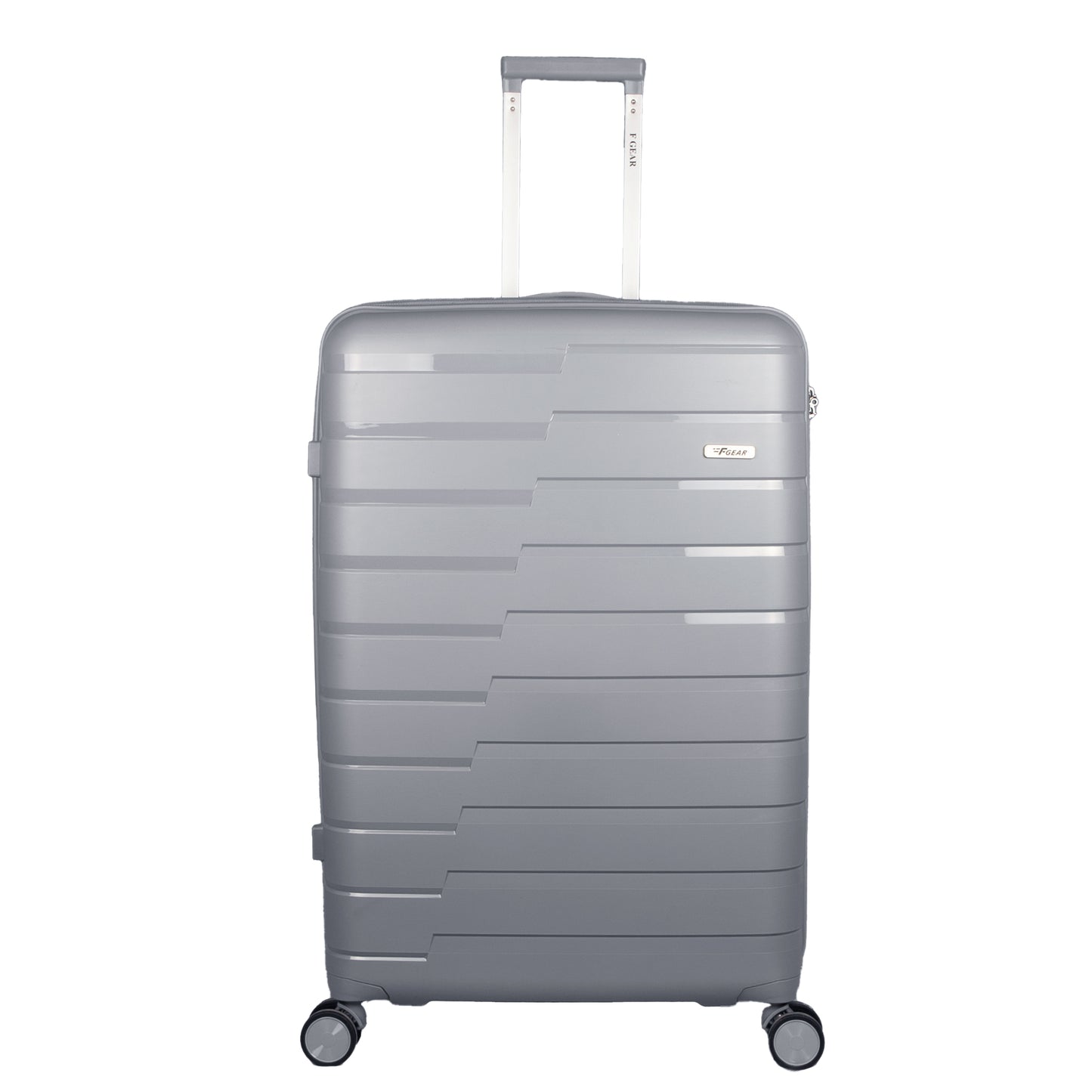 Bastion 28" Light Grey Expandable Large Check-in Suitcase